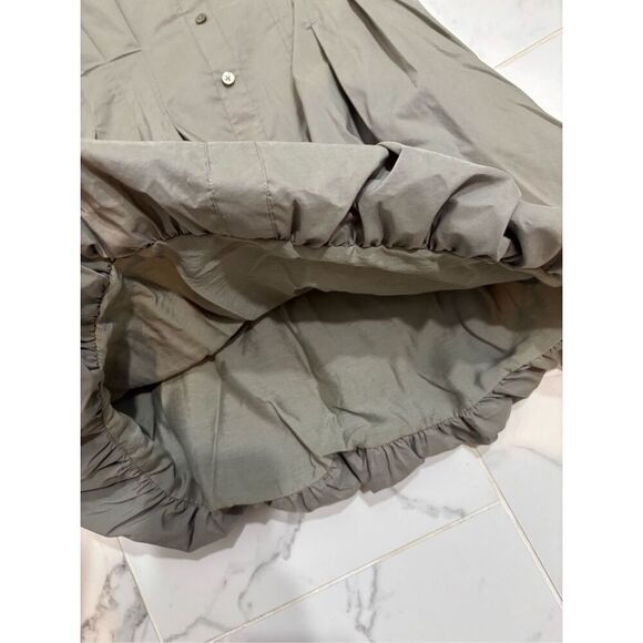 SIMKHAI Cleo Pleated Poplin Balloon Dress - Picture 7 of 8